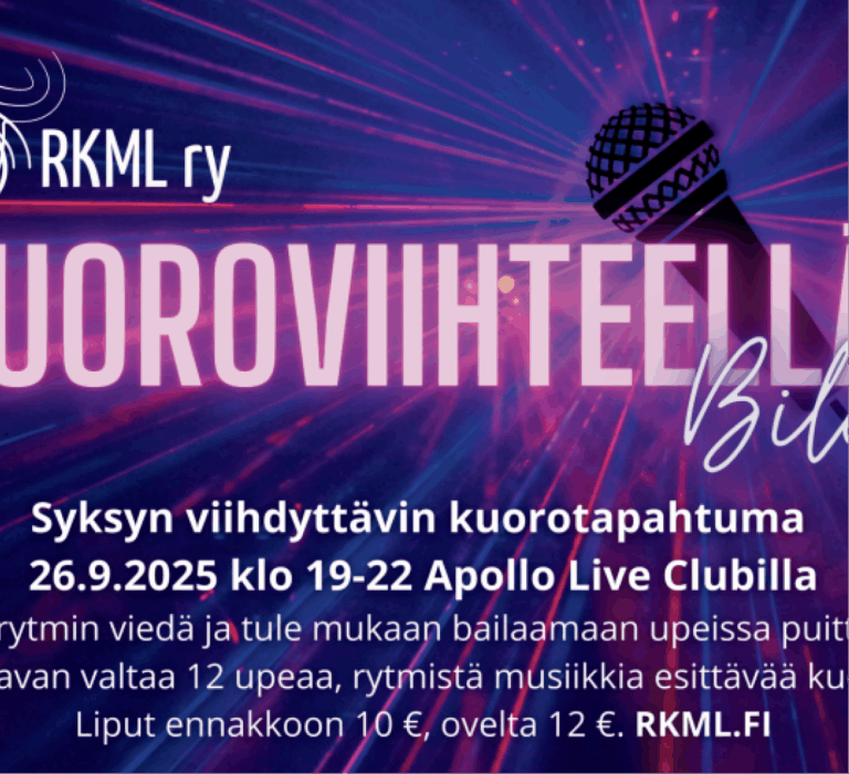 KUOROVIIHTEELLÄ -BILEET